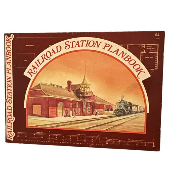 Railroad Station Planbook ed by Harold A Edmonson & Richard V Francaviglia - Picture 1 of 4